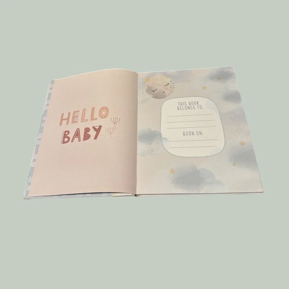 Newborn Infant‎ Baby Book Grey